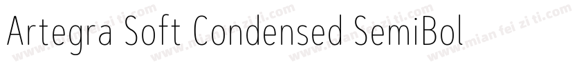 Artegra Soft Condensed SemiBold字体转换
